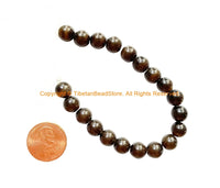 Natural Gemstone Cat Eye Coffee Beads Strand - Beads - Spacer Beads Gemstone Beads - GS87