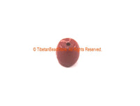 1 bead - Tibetan Coral Resin Bead - Ethnic Tribal Resin Coral Bead - B3314
