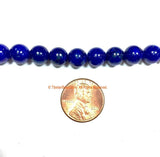 20 BEADS 8mm Natural Lapis Lazuli Beads - Round Lapis Beads - Natural Gemstone Beads - Jewelry Making Bead Supplies - GM100-20