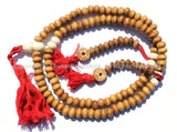108 beads - 9mm Tibetan Bone Mala Prayer Beads with Bone Counters - 9mm Size Bone Tibetan Mala Beads - Mala Making Supplies - PB113 - TibetanBeadStore