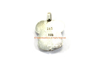 92.5 Sterling Silver Small Ganesh Charm Pendant- Nepalese Tibetan Charms Pendants - Ganesh Charm Design © TibetanBeadStore® - SS8008