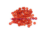 95 BEADS Red Bone Beads- Handmade Beads Ethnic Bone Beads - Bone Spacer Disc Shaped Beads Tibetan Bead Store - B3226-95