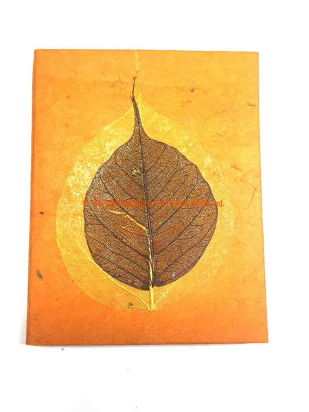Handmade Lokta Paper Notebook from Nepal - Small - HC136B