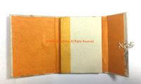 Handmade Lokta Paper Notebook from Nepal - Small - HC136C