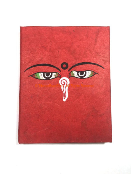 Handmade Lokta Paper Notebook from Nepal - Small - HC136G