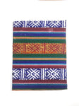 Handmade Lokta Paper Notebook with Woven Bhutanese Textile from Nepal - Small - HC136H