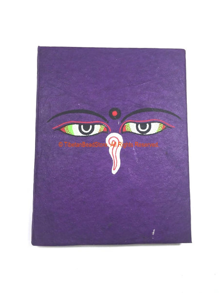 Handmade Lokta Paper Notebook from Nepal - Small - HC136i