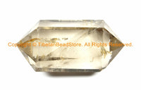 LARGE Double Point Polished Himalayan Smoky Quartz Crystal - Tibetan Natural Healing Crystal Smoky Quartz - B2959