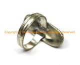 Ethnic Tibetan Dzi Ring (SIZE 10) Tibetan Ring Nepalese Ring Nepal Ring Boho Ring Unisex Ring Tibetan Jewelry- R250B-10
