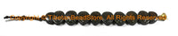 Adjustable Tibetan Carved 8 Auspicious Signs Dark Bone Wrist Bracelet- Buddhist Yoga Bracelet Tribal Bracelet Carved Bone Bracelet- C136