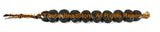 Adjustable Tibetan Carved 8 Auspicious Signs Dark Bone Wrist Bracelet- Buddhist Yoga Bracelet Tribal Bracelet Carved Bone Bracelet- C136