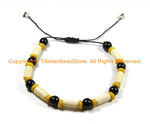 Adjustable Tibetan Mixed Beads Wrist Mala Bracelet- Unisex Bracelet- Yoga Bracelet Tribal Nepalese Tibetan Beads Boho Bracelet- C147