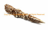 Nepalese Tibetan High Quality Temple Guardian Pendant- Dagger Phurba Charm Pendant- Ethnic Tribal Nepal Temple Guardian Pendant - WM7049