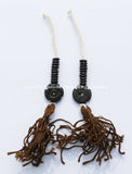 Tibetan Floral Carved Bone Mala Counter Set - Prayer Bead Mala Making Supplies - T60B