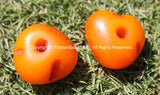 2 BEADS - Tibetan Amber Copal Resin Beads - Ethnic Tibetan Amber Beads - Jewelry Making Supply - Tibetan Beads - A2744-2
