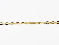 Gold Fill Link Chain 1.5mm - 5 FEET - Chains & Findings- Jewelry Chains- Gold Fill Chains - TibetanBeadStore  Jewelry Supplies - C33-5