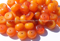 Tibetan Beads - 10 beads Tibetan Small Amber Copal Resin Beads - Ethnic Tibetan Honey Amber Resin Beads - Tibetan Bead Store - B1197B-10