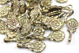 2 Counters Tibetan Antiqued Brass Flaming Jewels Mala Bum Counters- Tibetan Mala Counters TibetanBeadStore Charms Mala Bum Counters- T139-2