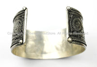 Tibetan Kalachakra Mantra Filigree Adjustable Bracelet Cuff- Unisex Cuff Tibet Cuff Nepal Cuff Filigree Cuff Boho Cuff TibetanBeadStore C112