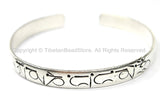 Tibetan OM Mani Mantra Adjustable Bracelet Cuff- Unisex Cuff Yoga Cuff OM Mani Padme Hung Cuff- Buddhist Mantra Cuff- TibetanBeadStore- C117