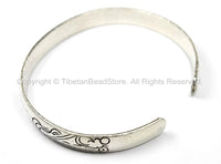 Tibetan OM Mani Mantra Adjustable Bracelet Cuff- Unisex Cuff Yoga Cuff OM Mani Padme Hung Cuff- Buddhist Mantra Cuff- TibetanBeadStore- C117