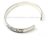 Tibetan OM Mani Mantra Adjustable Bracelet Cuff- Unisex Cuff Yoga Cuff OM Mani Padme Hung Cuff- Buddhist Mantra Cuff- TibetanBeadStore- C117