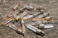 TibetanBeadStore's Custom Design Tibetan Crystal Quartz Point Charm Pendants- Himalayan Crystal Quartz Healing Amulet Pendant- WM6246-1