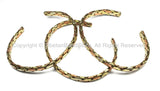 Tibetan Healing 3 Metals Braided Adjustable Bracelet Cuff- Unisex Cuff- Tibetan Jewelry by TibetanBeadStore- C113
