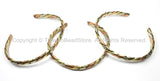 Tibetan 3 Metals (Brass, Copper, White Metal) Braided Adjustable Bracelet Cuff- Unisex Cuff- Tibetan Jewelry by TibetanBeadStore- C115