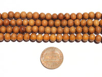 50 beads Natural Sandalwood Beads 8mm - Ethnic Nepal Tibetan Beads - Mala Making Supplies - High Quality Sandalwood Beads - LPB98S-50