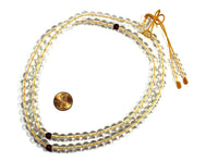 8mm Clear Quartz Beads Mala - 8mm Size Clear Beads Yoga Meditation Mala Prayer Beads - 108 Beads Tibetan Malas Prayer Beads - PB214